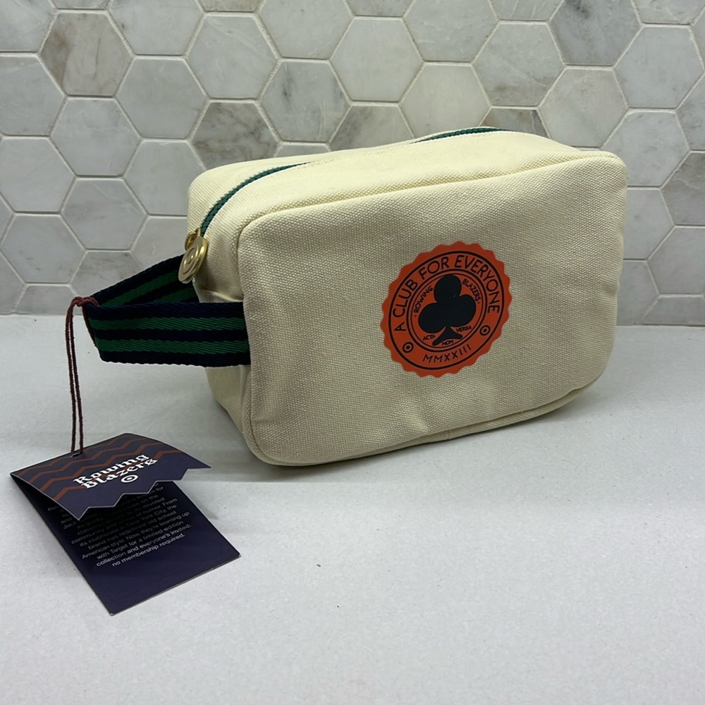 Rowing Blazers Crest Dopp Kit Travel Toiletry Shaving Bag New for Target